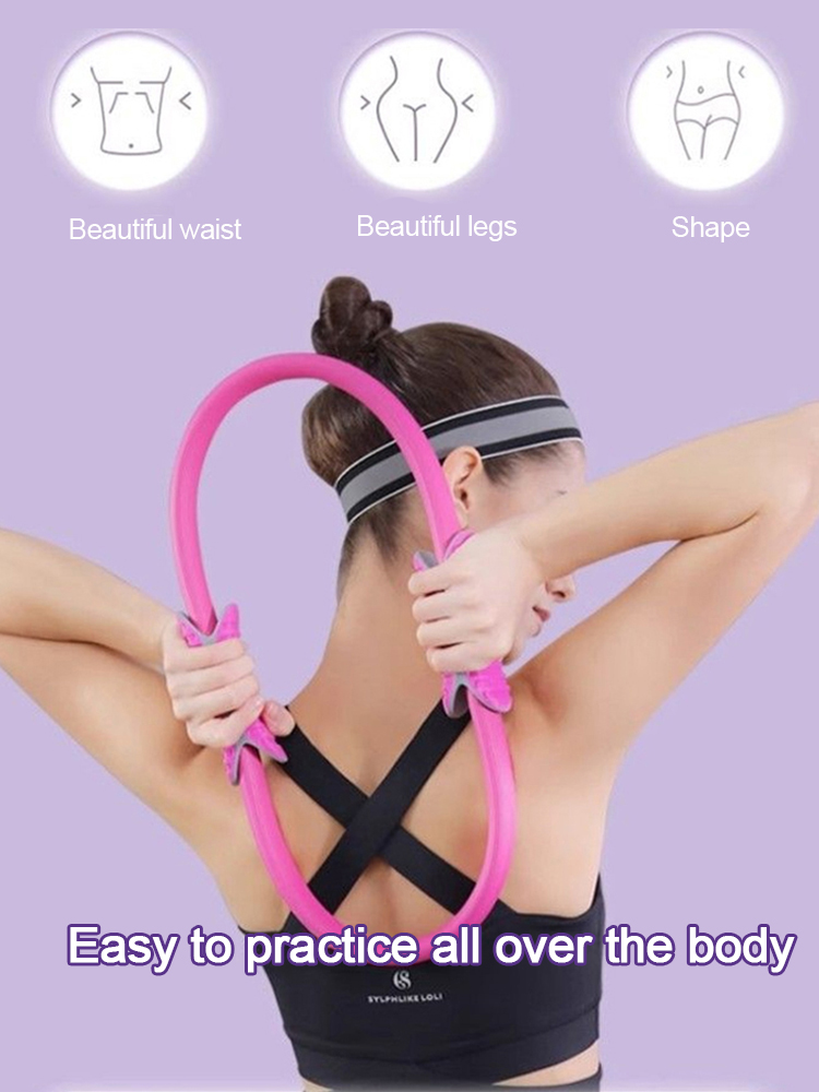 Multi-Functional Yoga and Pilates Circle for Strengthening Legs