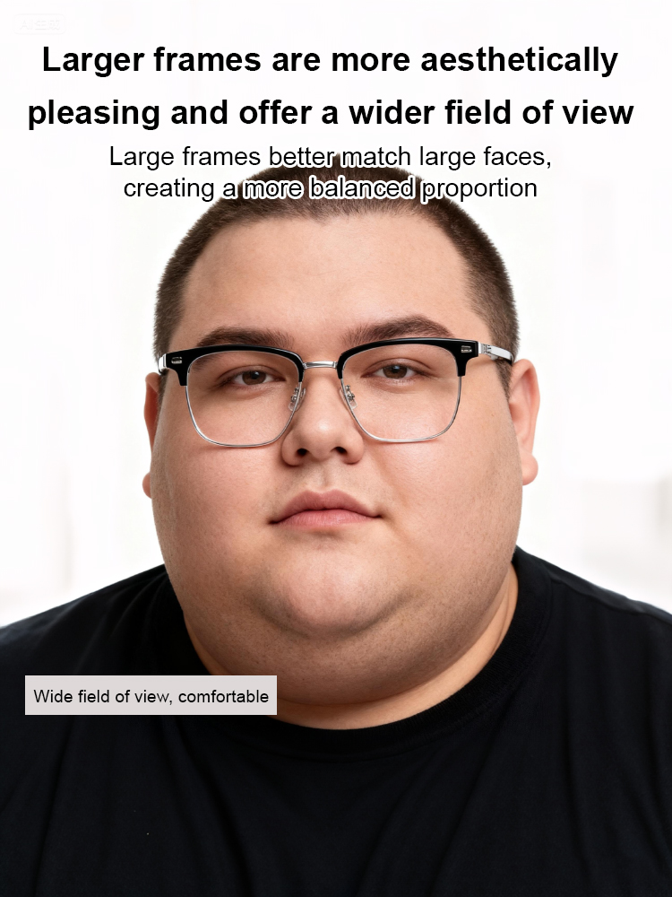  🌟 [Smart Zoom Reading Glasses] 💡 Blue light protection and automatic color change! ✈️ Accordion-style temple design made with aerospace titanium, comfortable fit without pinching! 😊