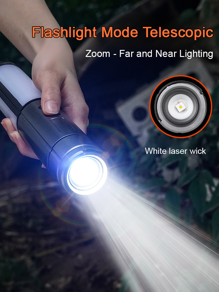 A must-have for outdoor camping! 🏕️ 3-in-1 multifunctional camping light with ultra-long battery life! 🔦✨