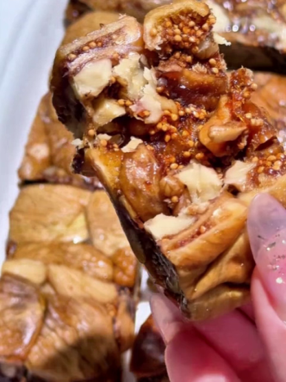 😋 Natural Fig Walnut Energy Block | Zero Added Sugar | Clinically Tested | Low Glycemic | Weight Loss Snack 🥑