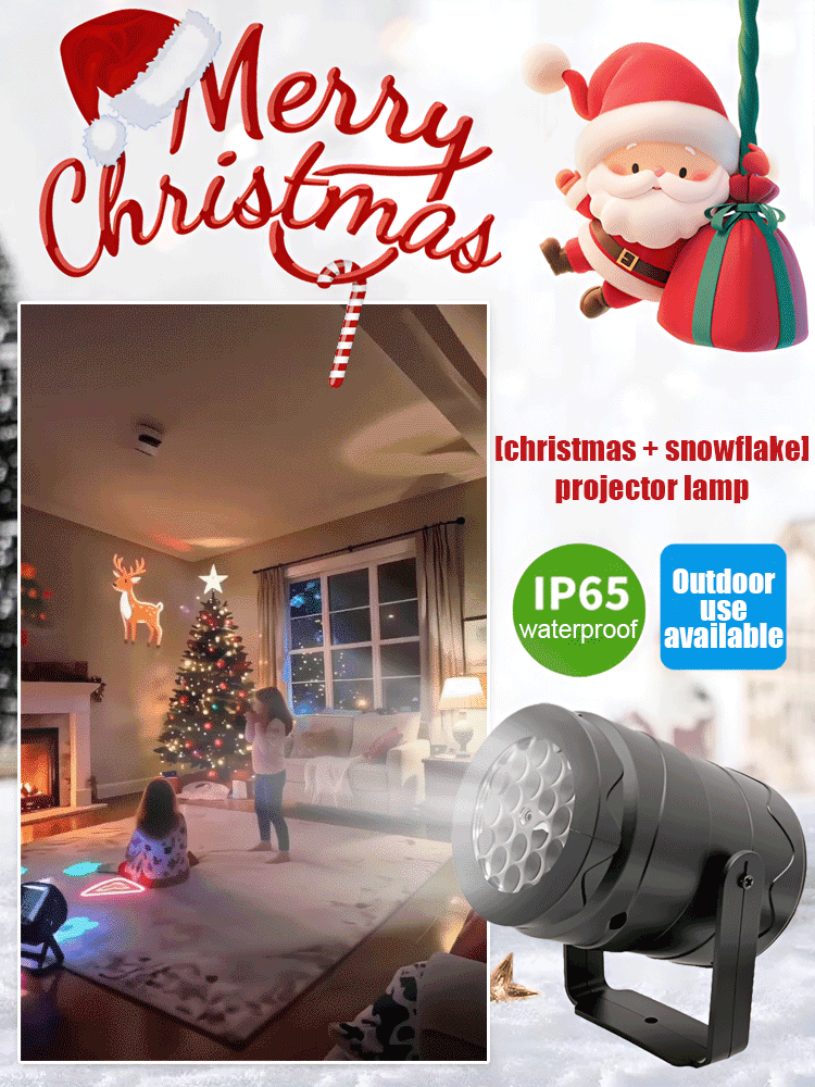 🎄 Instant WinterWonderland! 2K HD Christmas Projector Light ⭐ Plug & Play + 3-Day Delivery Guarantee 🚀