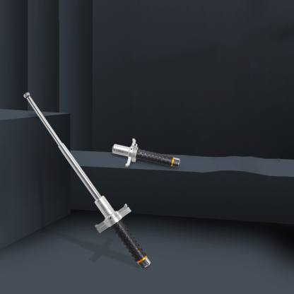 Alloy steel resistance lock outdoor multifunctional telescopic trekking pole
