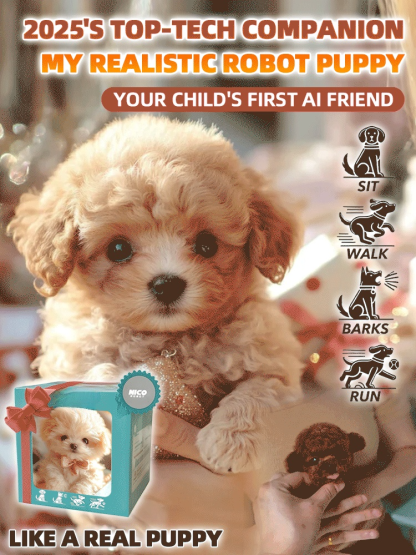 🐶【2025 Latest】Bionic AI Smart Pet Companion: No More Worries About Raising a Dog! 🌟