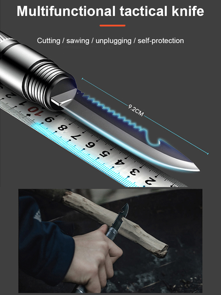 Multi-functional self-defense hiking stick, no permit required. 🥾🦯