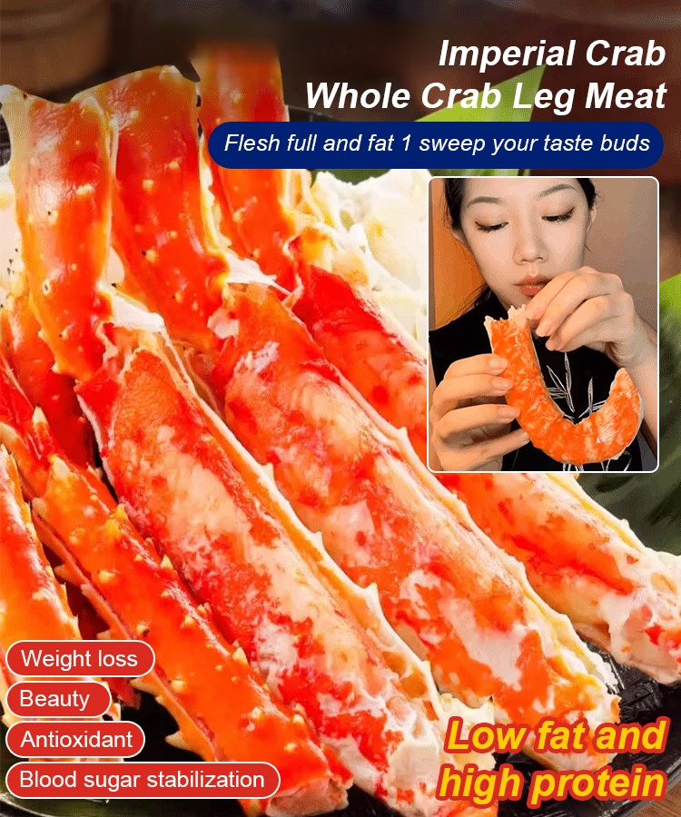 Vacuum-Sealed King Crab Leg Sticks 🦀✨ | Locked Freshness Tech! 🛡️📦