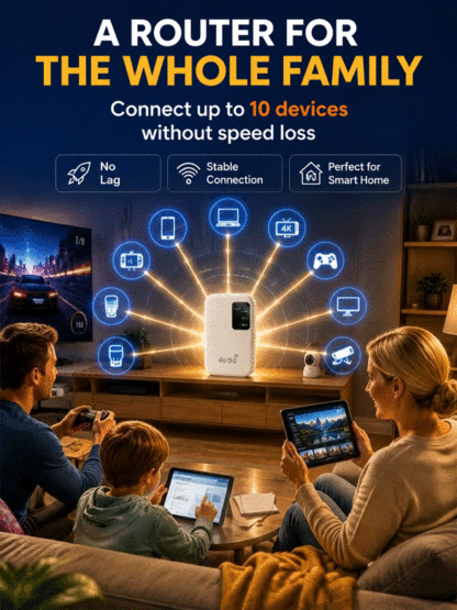【0 Cost Enjoying Network】🌐 Ultra-Fast 5G Mobile Hotspot | 100% Free Unlimited Data | No Contract |  10 Devices Fast Connect 📶