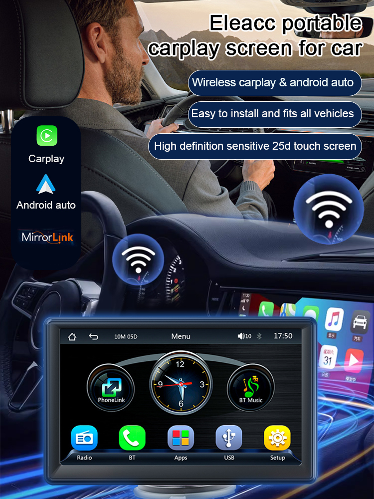 AI smart in-car wireless display CarPlay 🚗✨, instantly upgrading your old car to a better system! 🔧📈