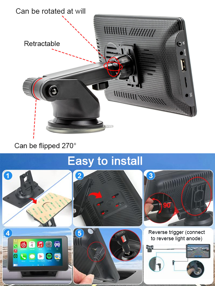 AI smart in-car wireless display CarPlay 🚗✨, instantly upgrading your old car to a better system! 🔧📈