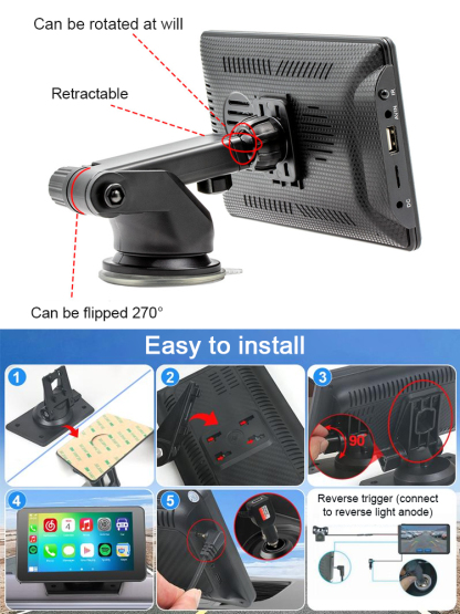 AI smart in-car wireless display CarPlay 🚗✨, instantly upgrading your old car to a better system! 🔧📈