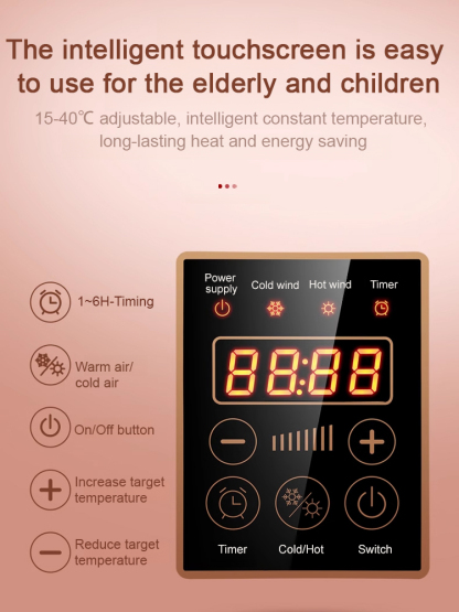 No installation needed, plug and play! 🔌 Heat up in 3 seconds! Focus on energy-saving with variable frequency air conditioning. 🔥