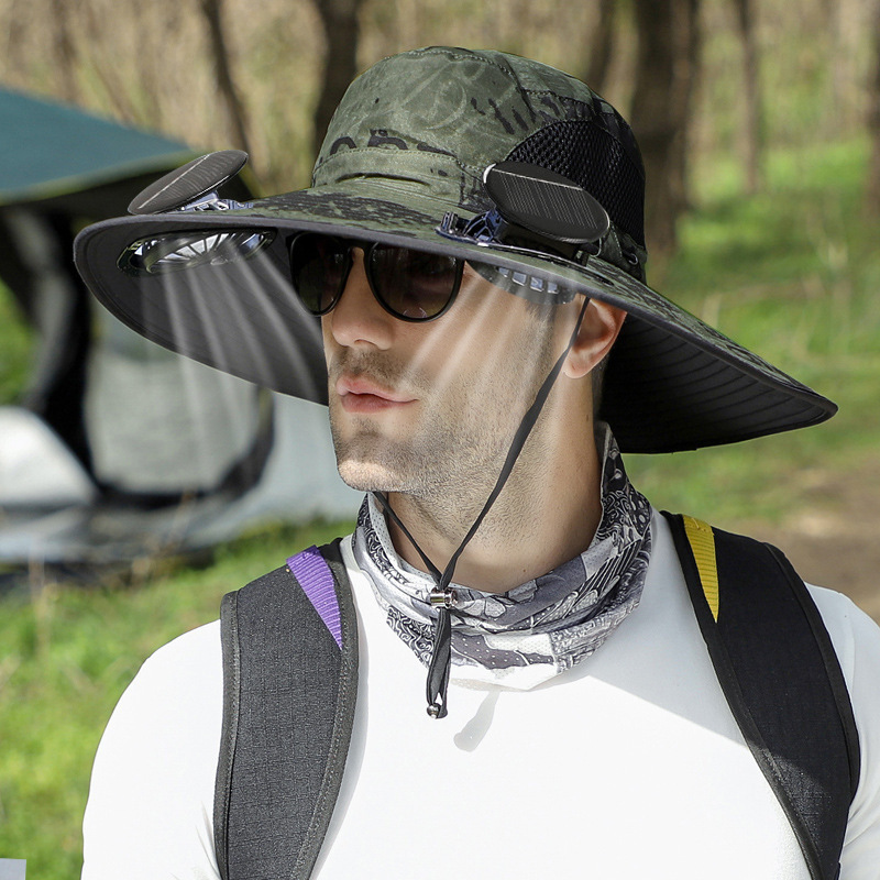 【2025 New Model】Dual Solar-Powered Fan Sun Hat ☀️🧢, Waterproof and Cooling 🌊❄️—Defy the Scorching Heat! 🔥😎