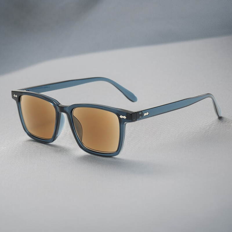 Six-proof anti-allergic ultra-light color-changing reading glasses