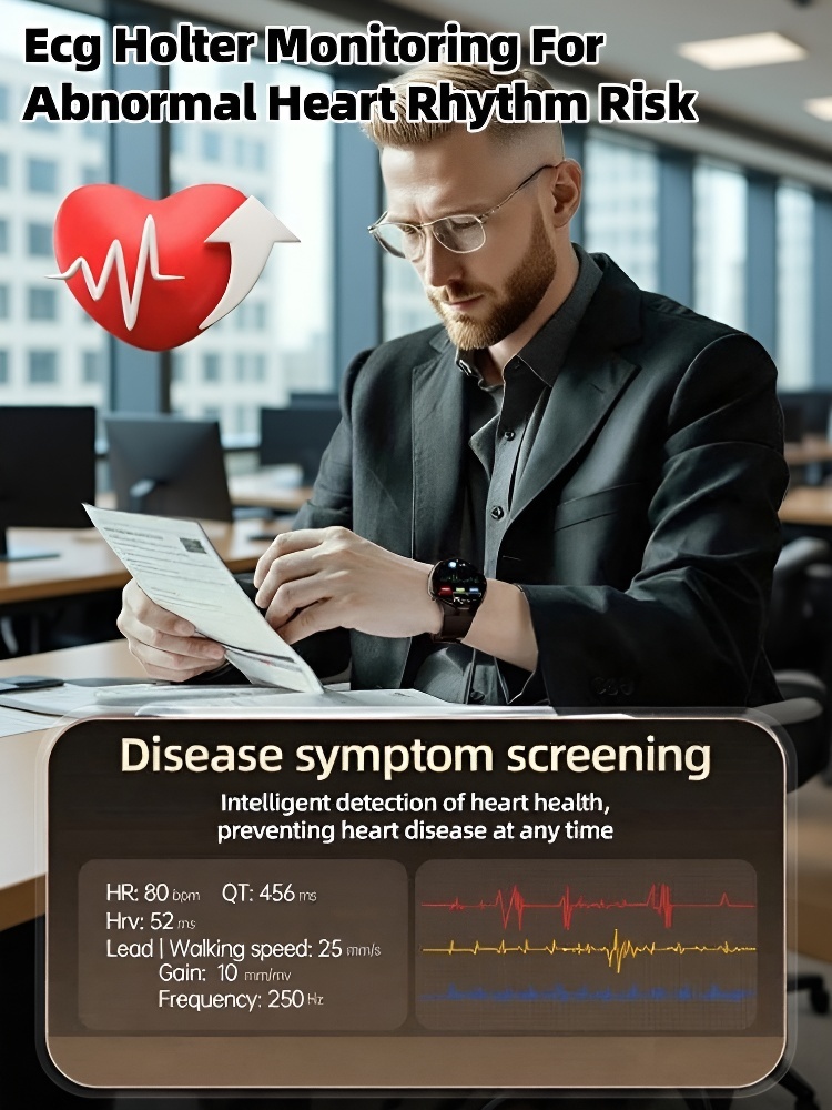 🩸🩹 No More Needles!❤️ The WATCH4PRO space exploration round screen smartwatch checks glucose, BP and sends SOS alerts! 