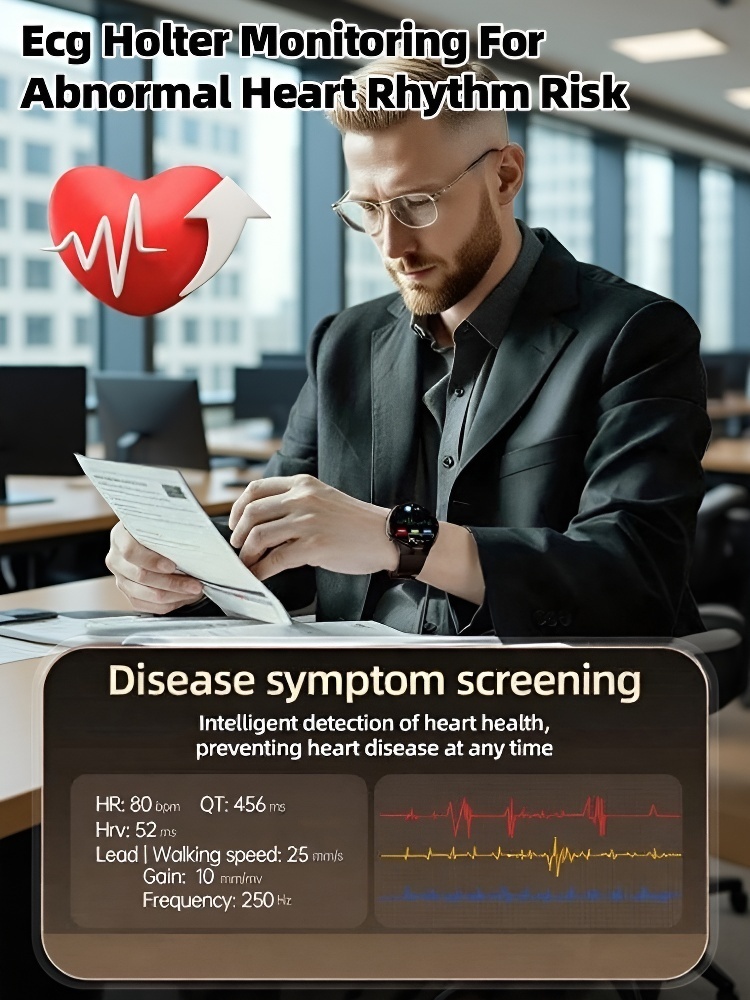 🩸🩹 No More Needles!❤️ The WATCH4PRO space exploration round screen smartwatch checks glucose, BP and sends SOS alerts! 