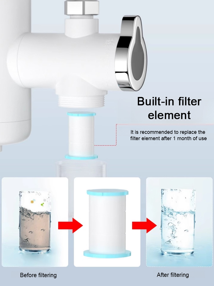 Only $1 monthly electricity bill! Instant-heating, installation-free electric water tap.