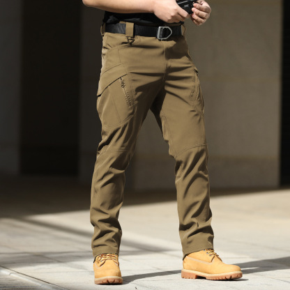 Multi-pocket design 🦺, waterproof 🌧️, scratch-resistant 🛡️, and durable tactical pants 0️⃣