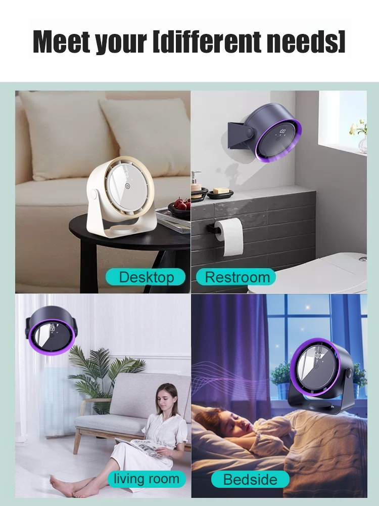 Desktop air circulation fan