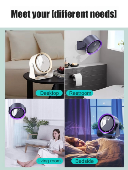 Desktop air circulation fan
