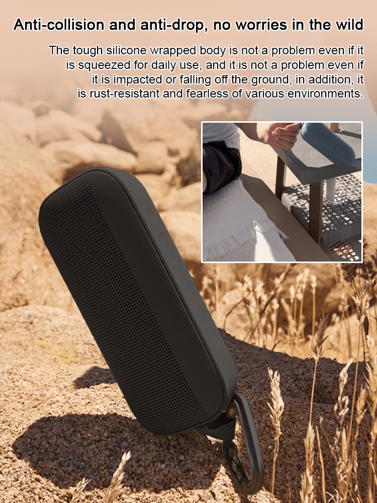 Waterproof, dustproof, and drop-resistant HiFi portable Bluetooth speaker. 🔊💦