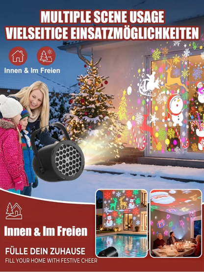 【Christmas + Snowflake】Projection Light