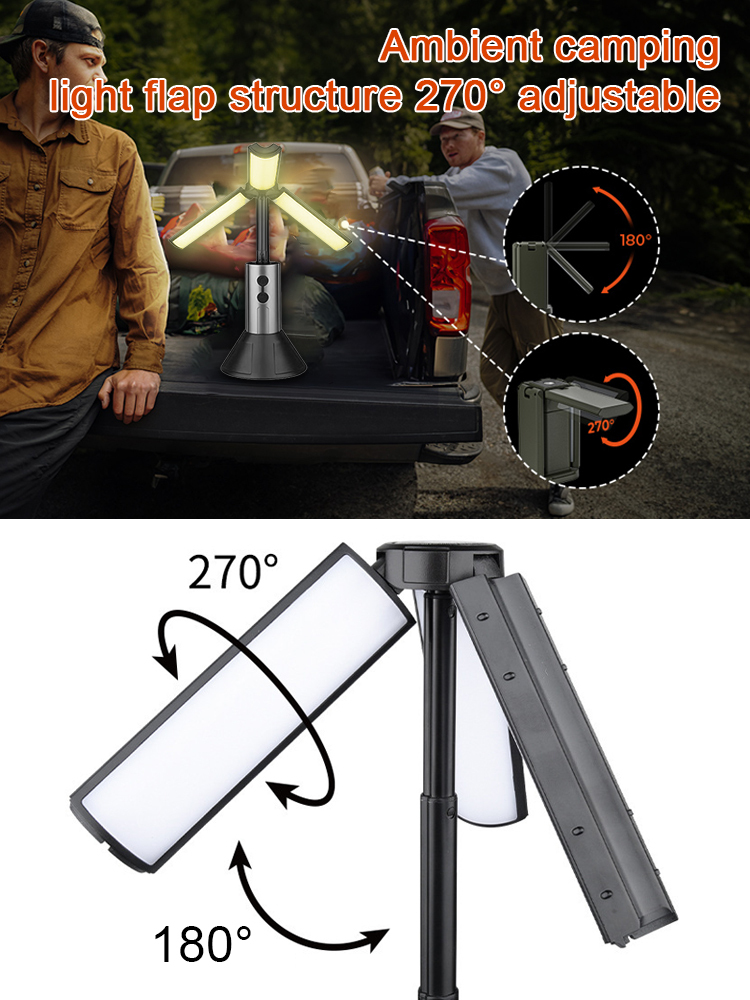 A must-have for outdoor camping! 🏕️ 3-in-1 multifunctional camping light with ultra-long battery life! 🔦✨
