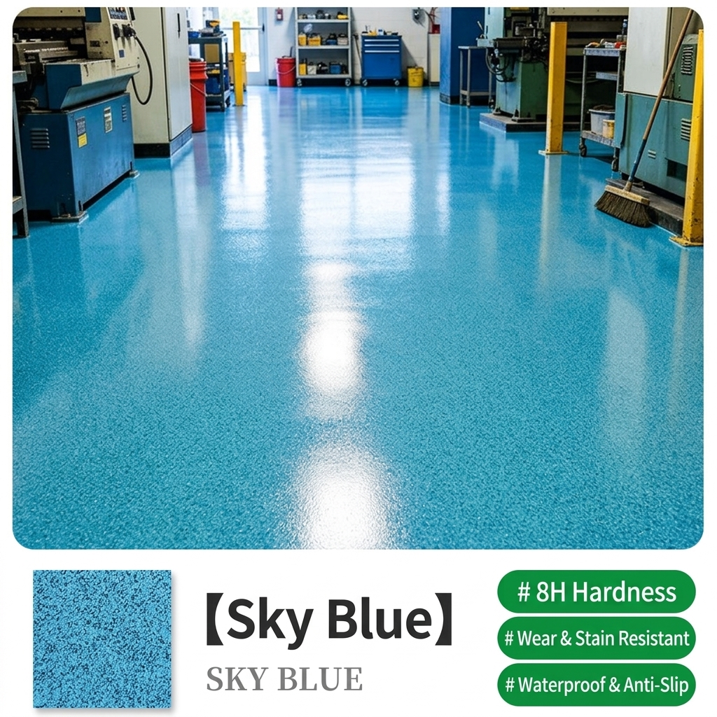 🔥 Liquid Steel Floor Coating | Self Leveling DIY | 2 Hr Quick Dry | 8H Hardness | 100% Baby Pet Safe 💎