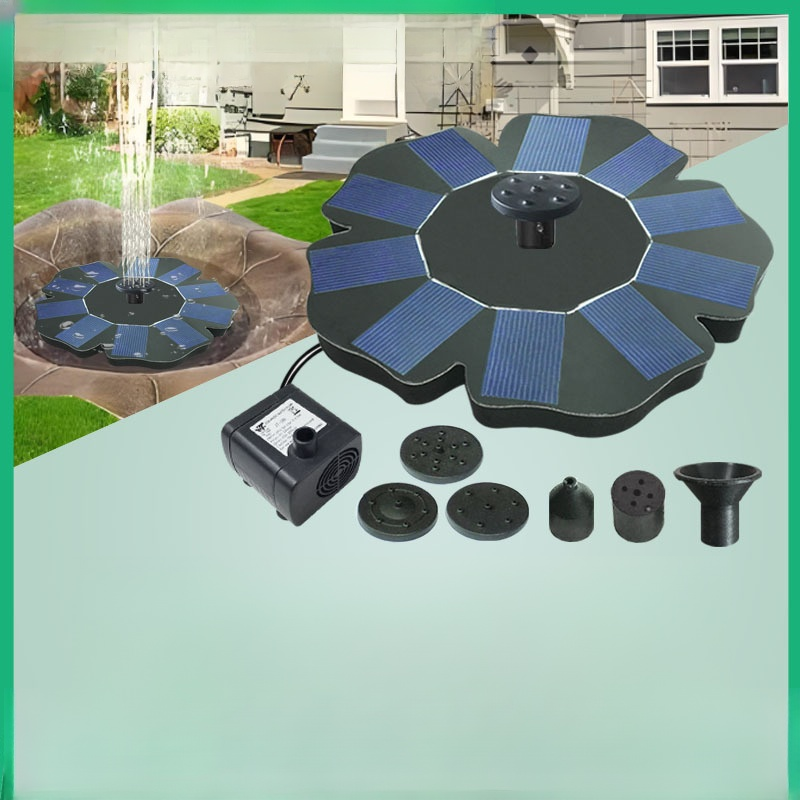 ⛲ Solar Floating Fountain | 100% Safe For Kids | Zero Energy Cost | 6 Spray Modes | Instant Setup 🌿