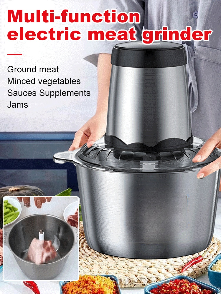 Multi-function electric meat grinder
