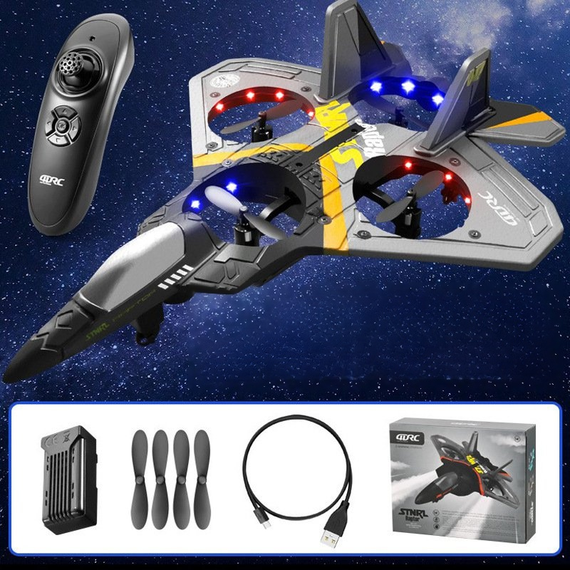 Let kids enjoy electronics in the yard! Children's fall-resistant remote control stunt glider. 🏡🛩️📱