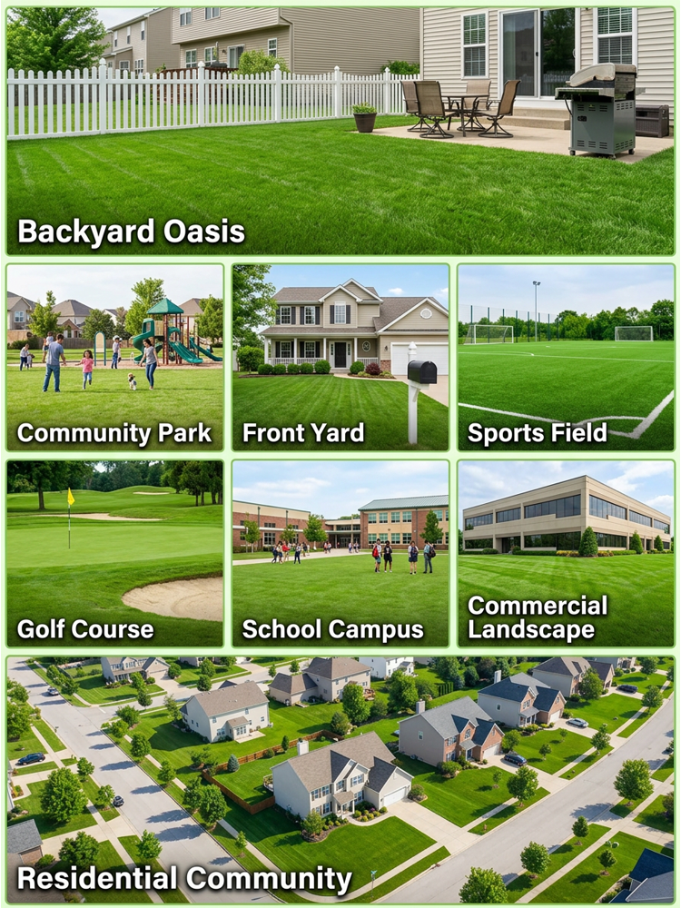 🌱 Self-Healing Bermuda Grass Seed No Mow Technology 99 Percent Germination 650sq ft Coverage