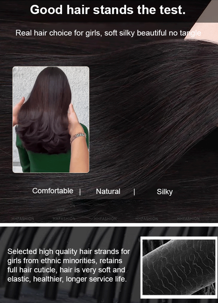 Natural wig patches, no one can tell it's a wig!
