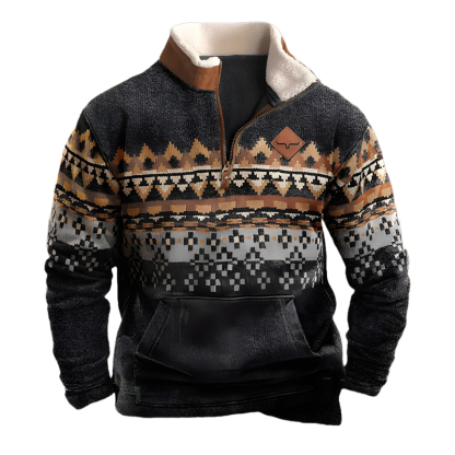  Genuine Shearling Fleece Autumn/Winter New Sweatshirt