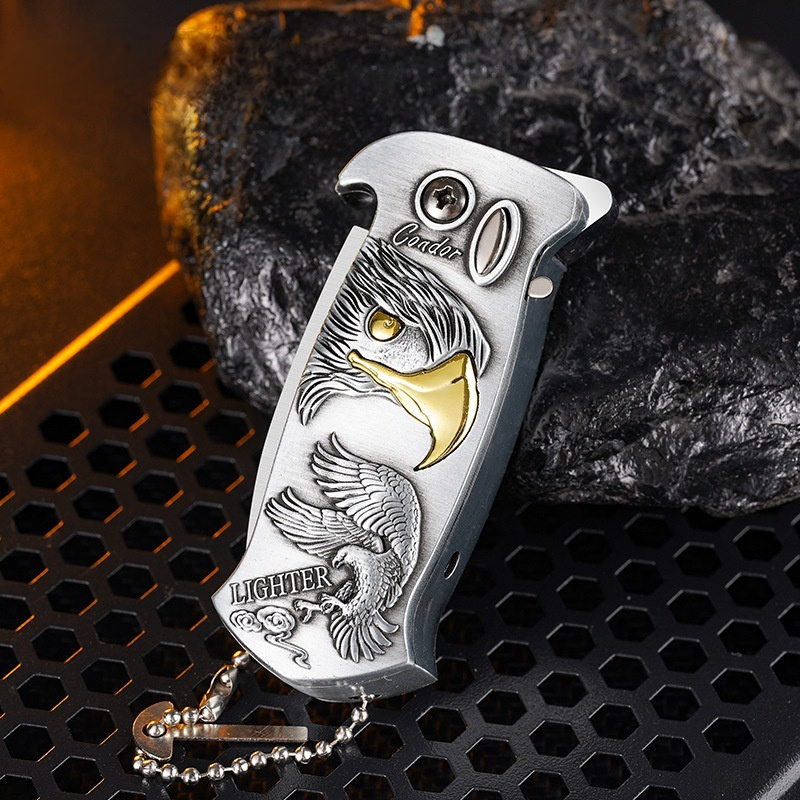  🦅 Tactical Marine-Grade 3-in-1: Windproof Plasma Lighter + 440C Steel Blade + Bottle Opener — The Ultimate AlphaEDC! 🔥