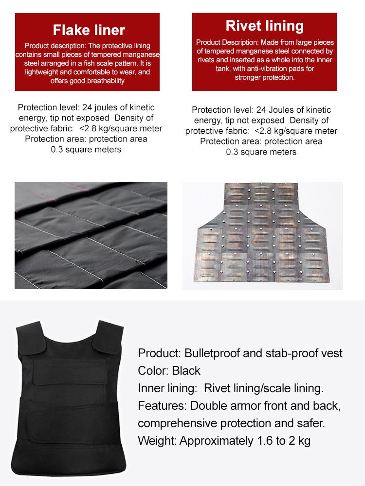 【Life-Saving Tool】Bulletproof and Stab-Proof Vest