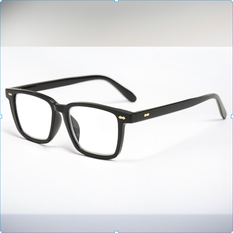 [Top Japanese handmade] Six-proof anti-allergic ultra-light color-changing reading glasses