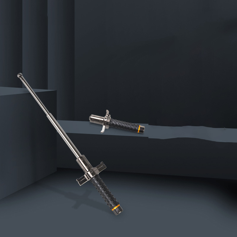 Alloy steel resistance lock outdoor multifunctional telescopic trekking pole