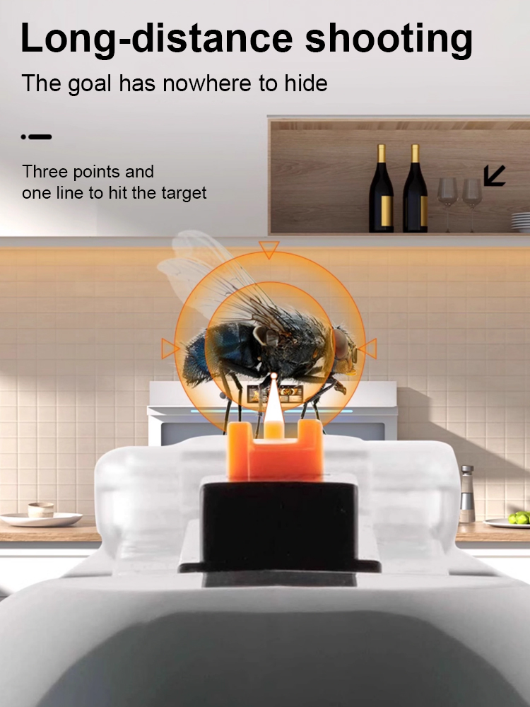 Home insect defender, safe and eco-friendly salt gun for precise elimination of mosquitoes and flies! 🏠🔫🦟