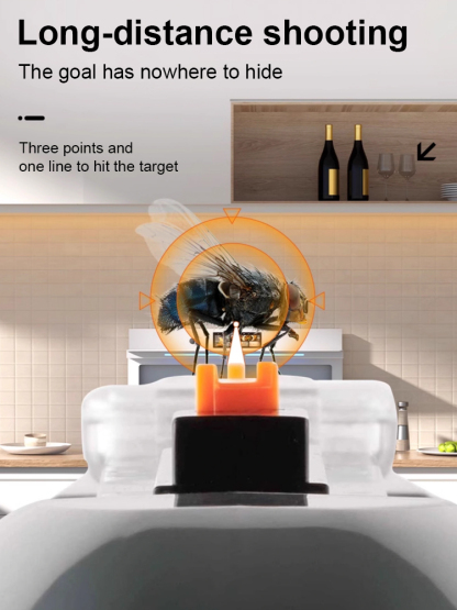 Home insect defender, safe and eco-friendly salt gun for precise elimination of mosquitoes and flies! 🏠🔫🦟