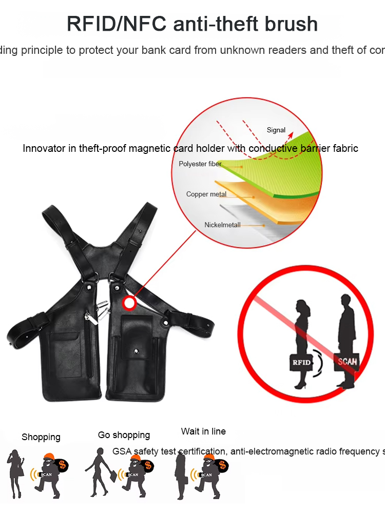 100% Leather Multifunctional Vest Backpack, the best choice for daily commutes and outdoor activities! 🎒🌟