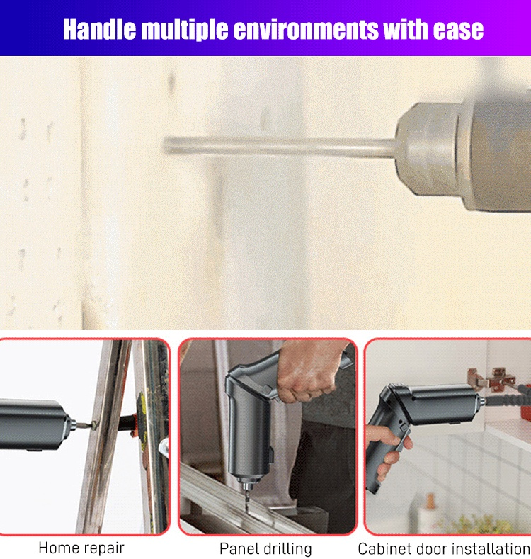 Multifunctional folding electric screwdriver