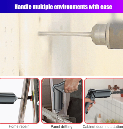 Multifunctional folding electric screwdriver