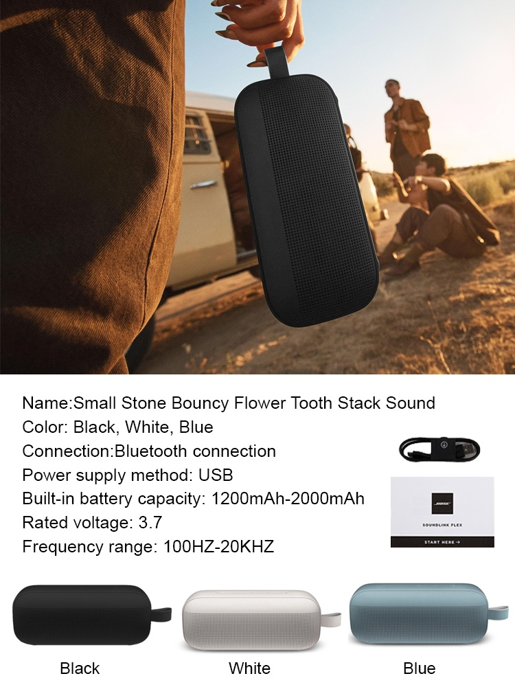 Waterproof, dustproof, and drop-resistant HiFi portable Bluetooth speaker. 🔊💦