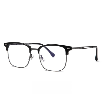  🌟 [Smart Zoom Reading Glasses] 💡 Blue light protection and automatic color change! ✈️ Accordion-style temple design made with aerospace titanium, comfortable fit without pinching! 😊