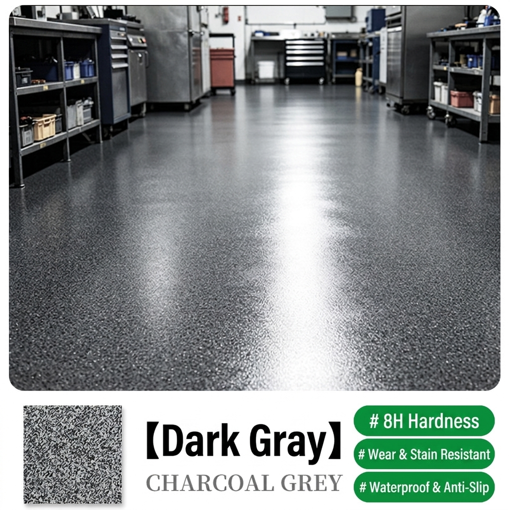 🔥 Liquid Steel Floor Coating | Self Leveling DIY | 2 Hr Quick Dry | 8H Hardness | 100% Baby Pet Safe 💎