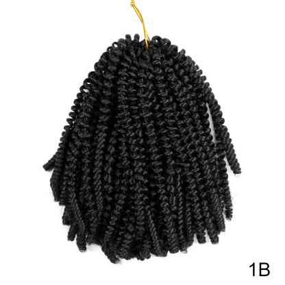 🌈 Effortlessly Chic 8-Inch, 15-Piece Double-Stranded Spring Dreadlocks 🚀 Quick and Easy to Wear for Stunning Hairstyles!