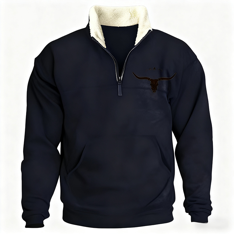  Genuine Shearling Fleece Autumn/Winter New Sweatshirt