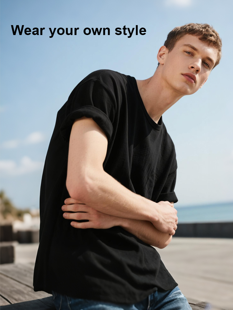 🌟 Single-piece weight 450g, top-quality pure cotton fabric in solid color T-shirt, suitable for both men and women! 🌈