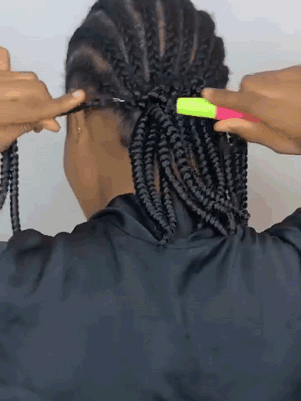🌈 Effortlessly Chic 8-Inch, 15-Piece Double-Stranded Spring Dreadlocks 🚀 Quick and Easy to Wear for Stunning Hairstyles!