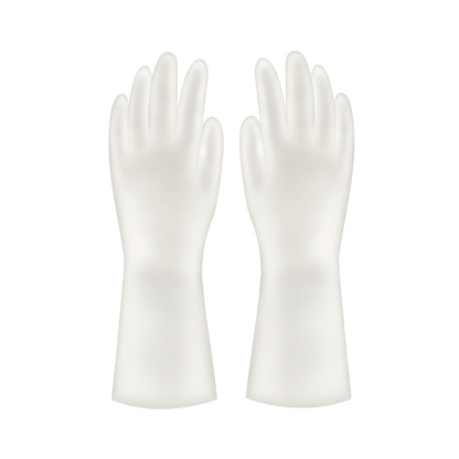 TF rubber non-slip durable housework gloves