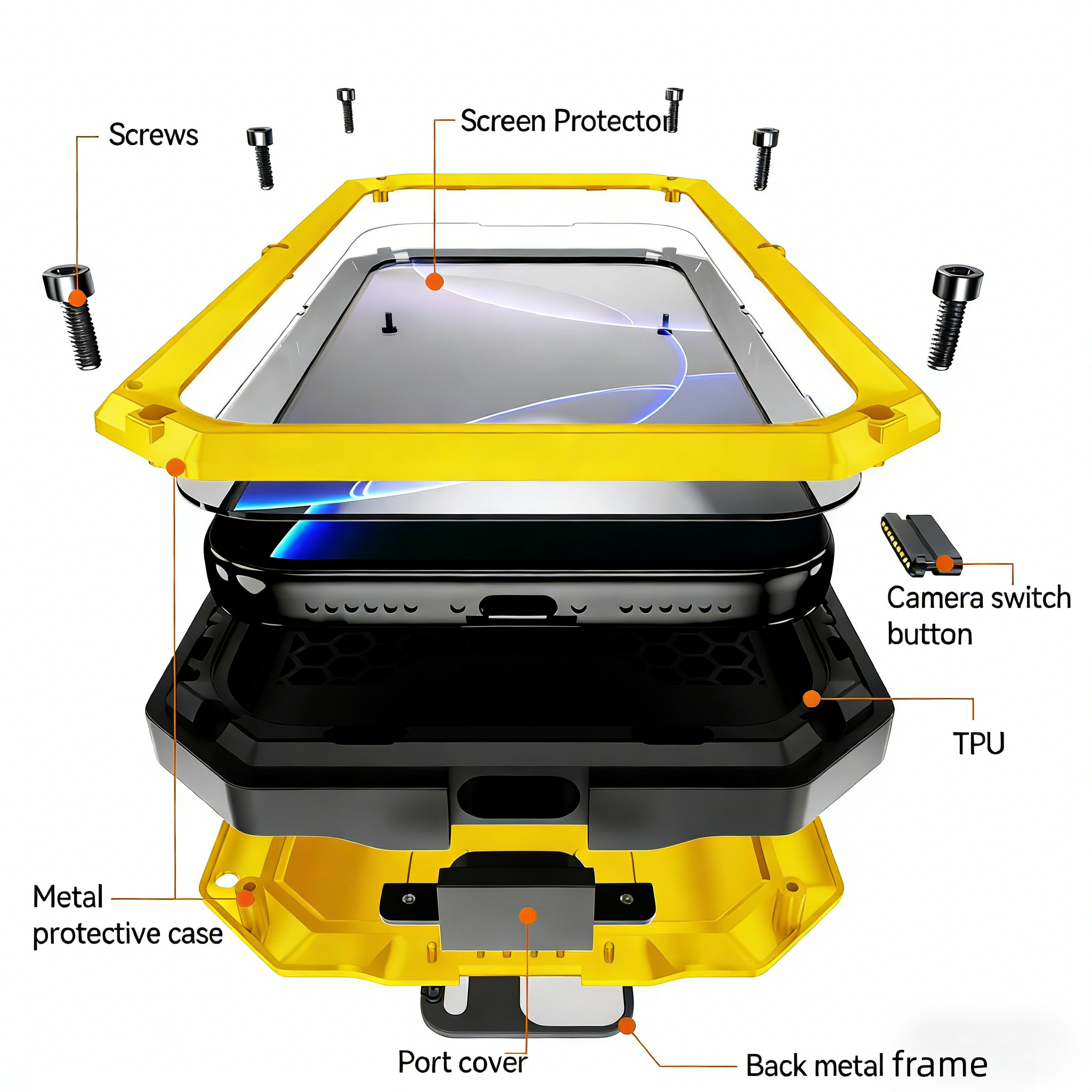 2nd Gen Metal Rugged Case for iPhone 17 Pro Max – Tough, Convenient & Stylish 🛡️
